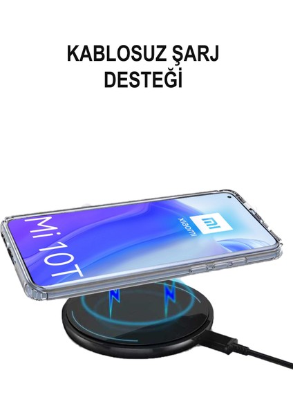 CaseWorld Xiaomi Mi 10T Silikon Kılıf Kamera Korumalı Tıpalı Şeffaf Kapak indirimleri