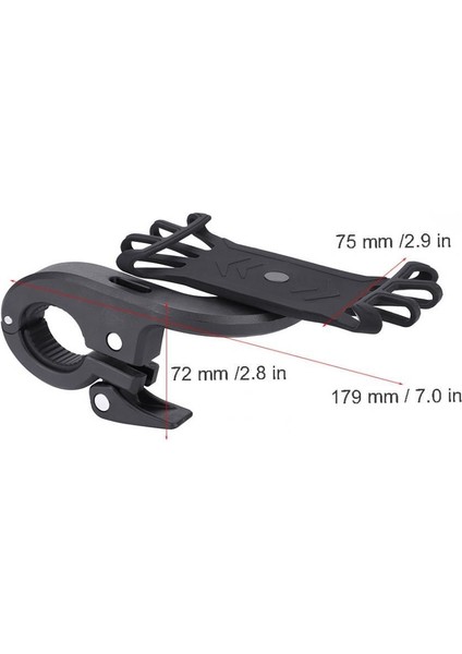 Motosiklet Bisiklet Gidon Silikon Telefon Tutucu 360° Dönebilen 4.7 - 6.0 Inç fiyatları