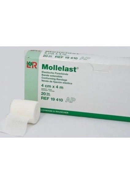 Mollelast Parmak Kompresyon Bandajı 4cm X 4m - 19410 - 1 Kutu (20 Adet)