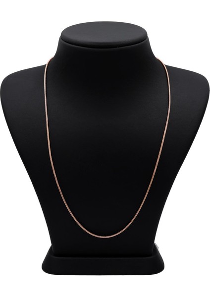 55 cm Tilki Kuyruğu Roz Gümüş Zincir fiyatları