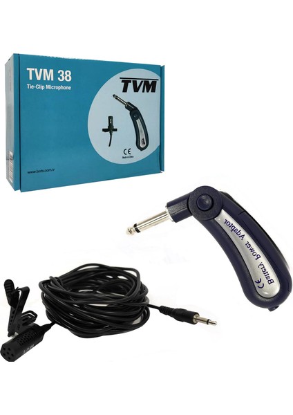 Yaka Mikrofonu Hareketli 5mt Kablo Tvm-38