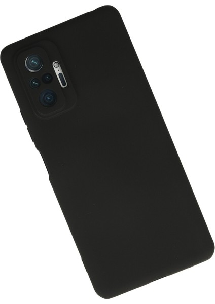 Xiaomi Redmi Note 10 Pro Kılıf Yumuşak Dokulu Silikon - Siyah modelleri