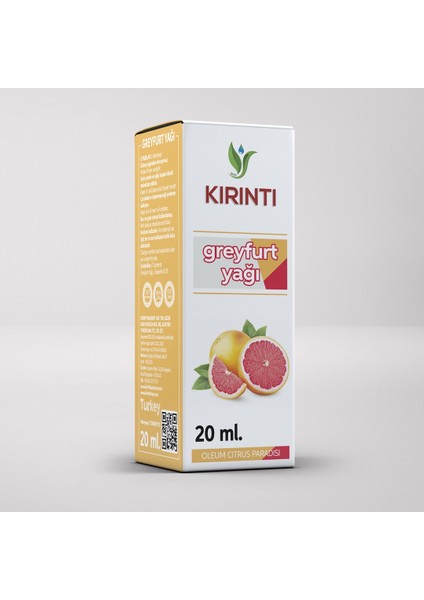 Greyfurt Yağı 20 ml