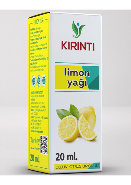 Limon Yağı 20 ml