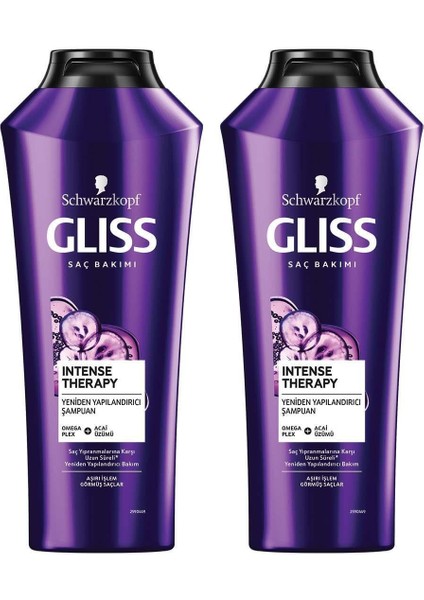 Intense Therapy Yeniden Yapılandırıcı Şampuan 360 ml 2'li