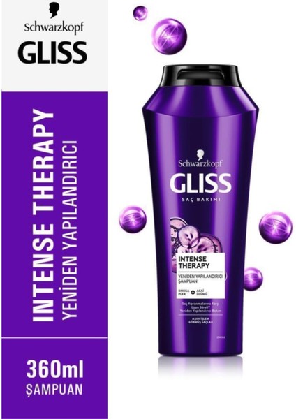 Intense Therapy Yeniden Yapılandırıcı Şampuan 360 ml 2'li