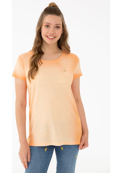 Kadın Turuncu T-Shirt 50234672-VR051