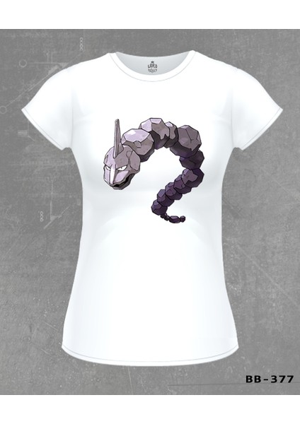 Pokemon - Onix Beyaz Kadın Tshirt fiyatları
