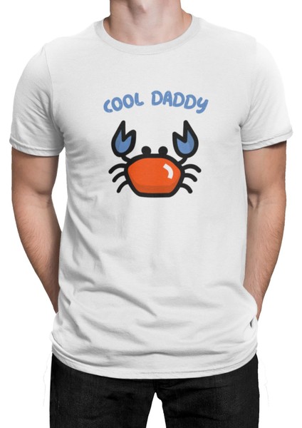 Cool Daddy Buddy Beyaz Erkek Tshirt