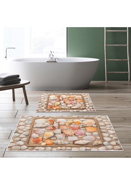 Alanur Trend Kaymaz Taban Dijital Banyo Takımı KT416 Vizon