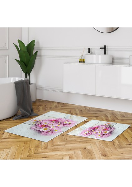 Alanur Trend Kaymaz Taban Dijital Banyo Takımı KT422 Mint