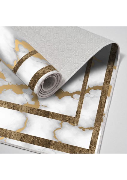 Alanur Trend Kaymaz Taban Dijital Banyo Takımı KT477 Gold fırsatları