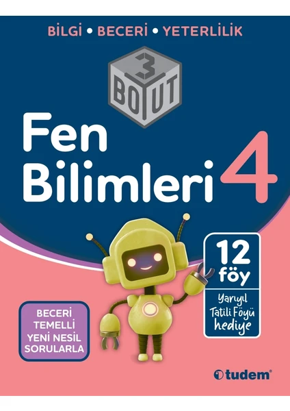 Tudem Yayınları 4. Sınıf Fen Bilimleri 3 Boyut Konu Anlatım Föyü