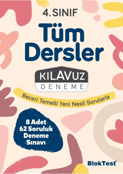 Bloktest Yayınları 4. Sınıf Tüm Dersler Kılavuz Deneme