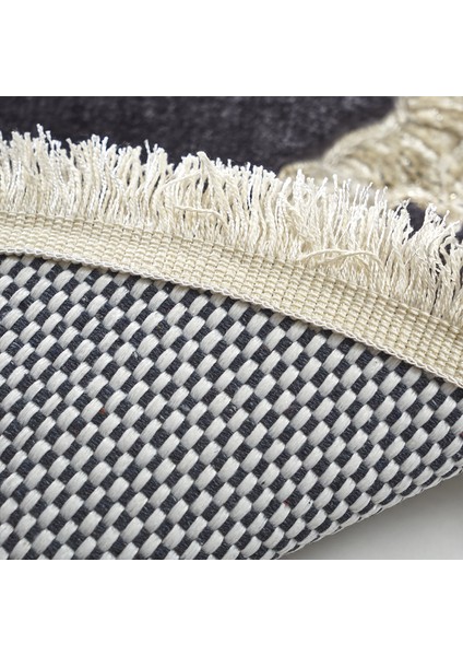 Sırma Welsoft Dantelli Saçaklı Oval Klozet Takımı 2 Pcs Antrasit modelleri