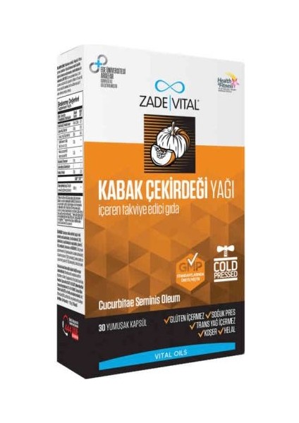 Kabak Çekirdeği Yagı Blister 30 Kapsül