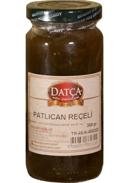 Datça Köy Ürünleri Patlıcan Reçeli 300 gr