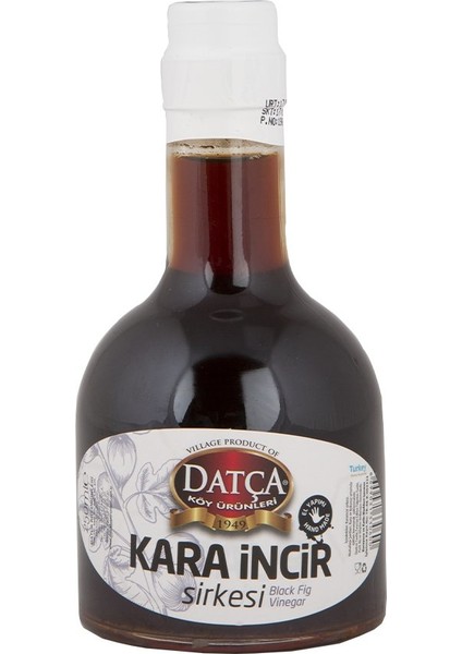 Datça Kara İncir Sirkesi Kule Şişe Üst 250 ml