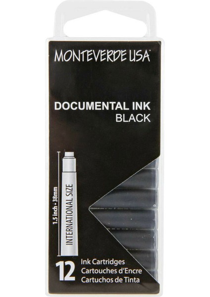 G305DB Documental Dolma Kalem Kartuşu Permanent Black
