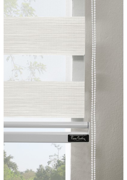 Bambu Zebra Perde Krem 130X200