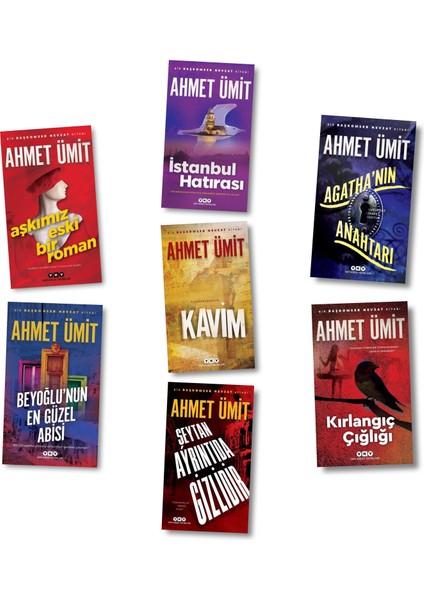 Bir Başkomser Nevzat Kitabı Serisi, Ahmet Ümit 7 Kitap (Tohumlu Kalem Hediye)