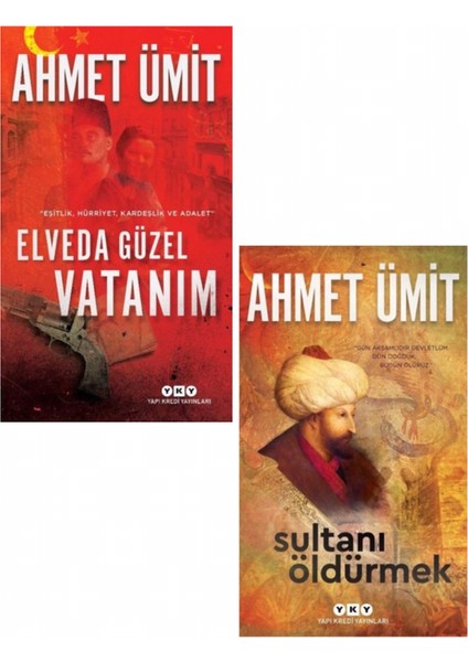 Elveda Güzel Vatanım - Sultanı Öldürmek - 2 Kitap - Ahmet Ümit + Kalem