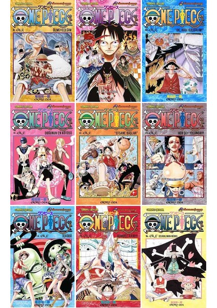 One Piece 8-16. Ciltler Set Manga