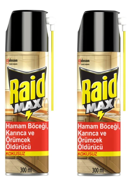 Max Böceksavar Kokusuz Sprey 300 ml x 2'li