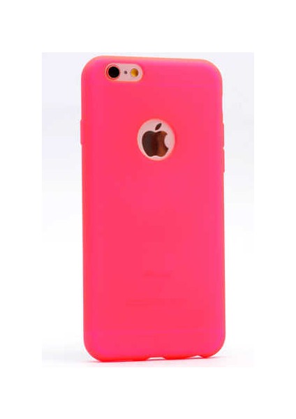 - Apple iPhone 5 - Kılıf Mat Soft Premier Silikon Kapak - Pembe