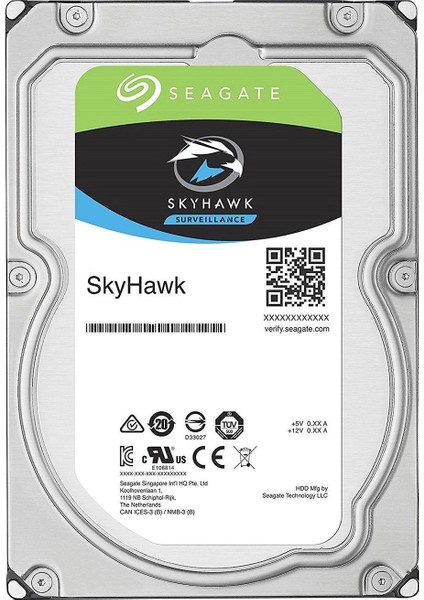Skyhawk ST3000VX009, 3.5'', 3 Tb, 5900RPM, Sata Hard Disk