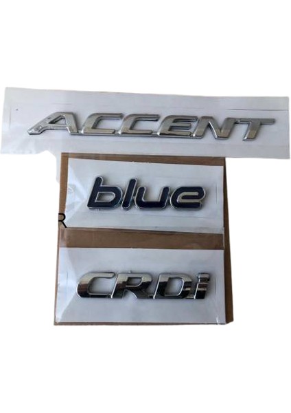 Accent Blue Crdi Bagaj Yazısı--Blue Kasa Uyumlu Arkası Yapışkanlı Tip