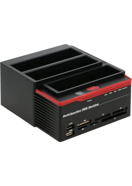 Harici USB 3.0 2.5" 3.5" Ide+2x Sata Yuvası HDD Docking Station