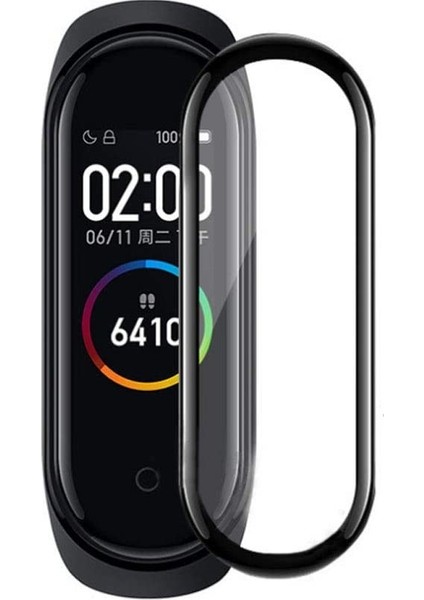 Xiaomi Mi Band 4 PPMA Pet Saat Ekran Koruyucu Şeffaf