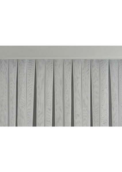 Düz Silik Desen Kırışmaz 1/3 Pile Tül Perde modelleri