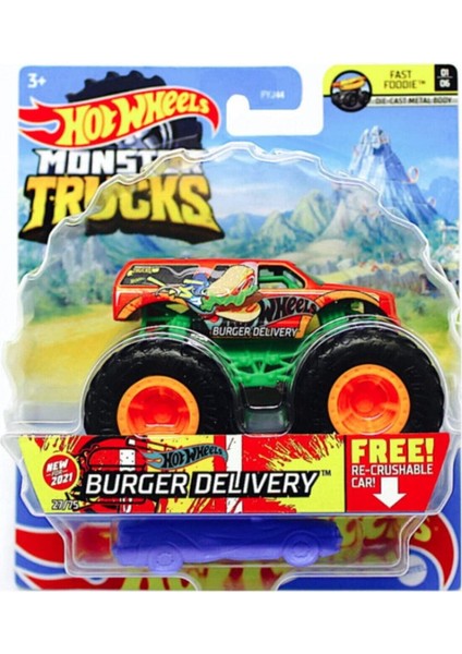 Mattel Hot Wheels Monster Trucks 1:64 Arabalar
