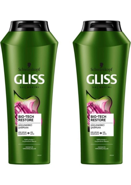 Gliss Saç Bakımı Bio-Tech Restore 500ML 2li