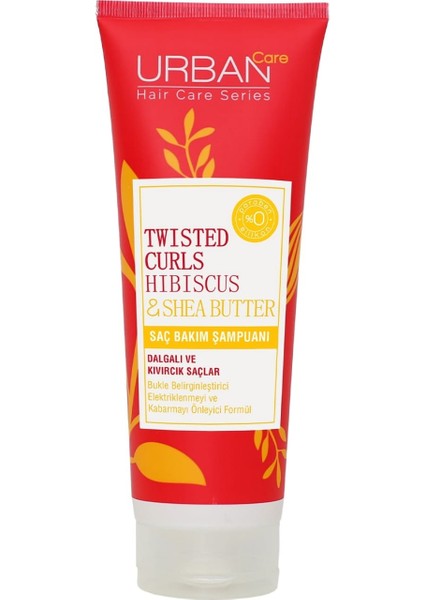 Twisted Curls Hibiscus & Shea Butter Saç Bakım Şampuanı 250 ml