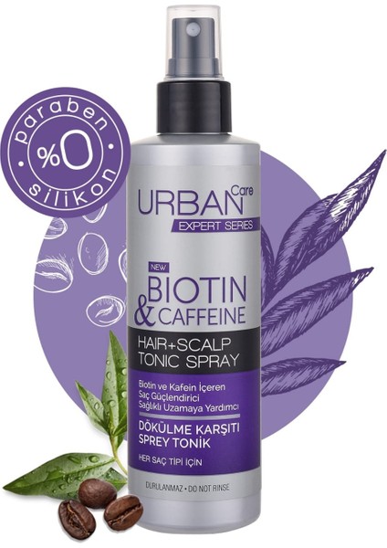 Urban Care Expert Series Biotin & Caffeine Hair + Scalp Tonic Spray 200ML