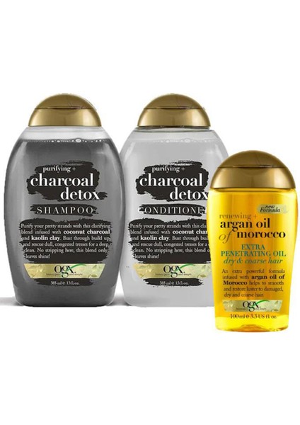 Charcoal Detox Şampuan Seti