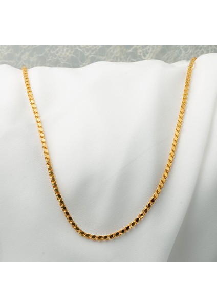 Maraş Pullu Altın Zincir 45 Cm.