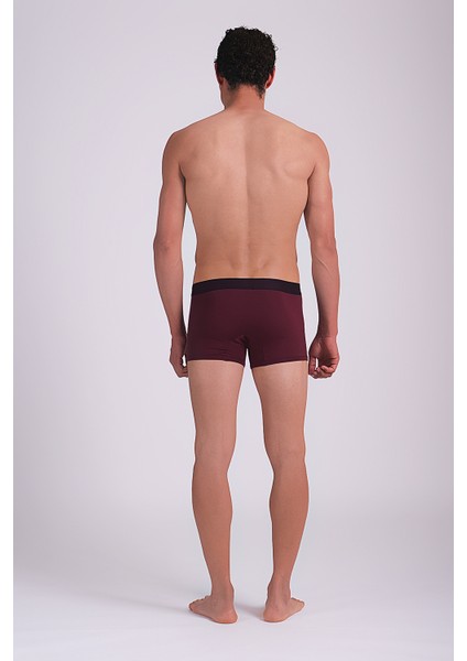 Bordo Mıcro Modal Erkek Boxer