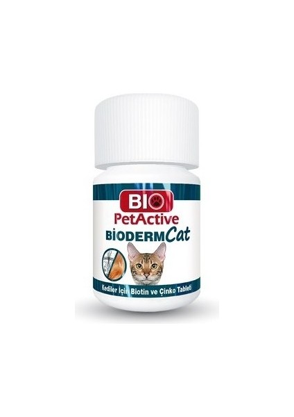 Biopetactive Biodermcat Çiğneme Tableti 30GR 100 Tablet