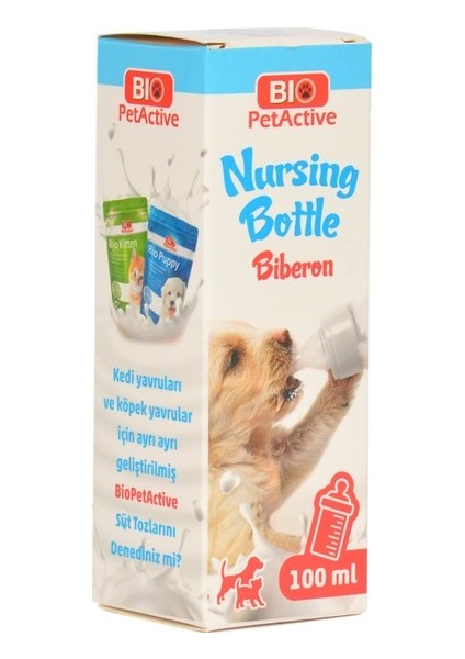 Biopetactive Kedi & Köpek Besleme Biberonu 100 ml