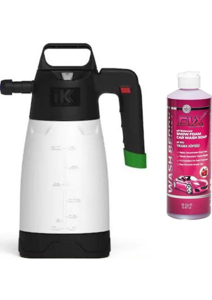 Dvx Washberry Ph Nötr Oto Şampuanı 473 Ml. + Ik Foam Pro 2