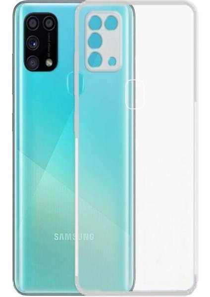 Samsung Galaxy A20S Şeffaf Kılıf Silikon Koruma Kamera Korumalı