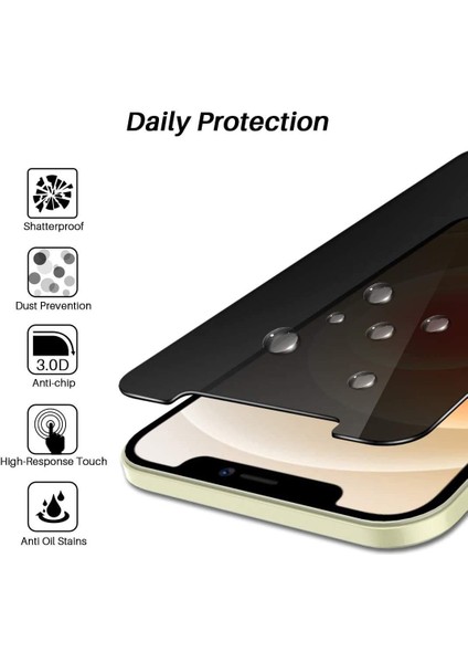 Apple iPhone 11 Pro (5.8") Logis Full-Screen Privacy Mat Görünmez Hayalet