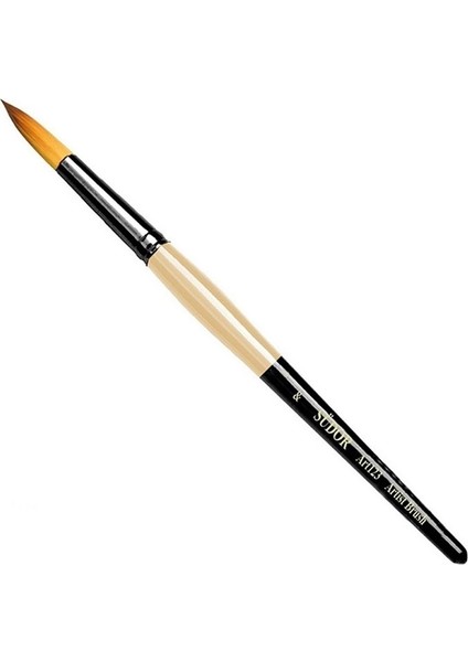 123 Seri Sentetik Yuvarlak Uçlu Fırça N9