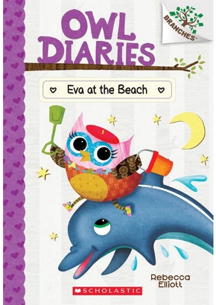 Eva At The Beach - Owl Diaries - Rebecca Elliott