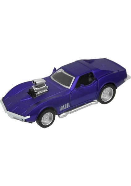 Minitro Metal 1:36 Çek Bırak Corvette Dodge FY6238-12D