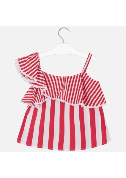 Cızgılı Poplin Bol Bluz fırsatları